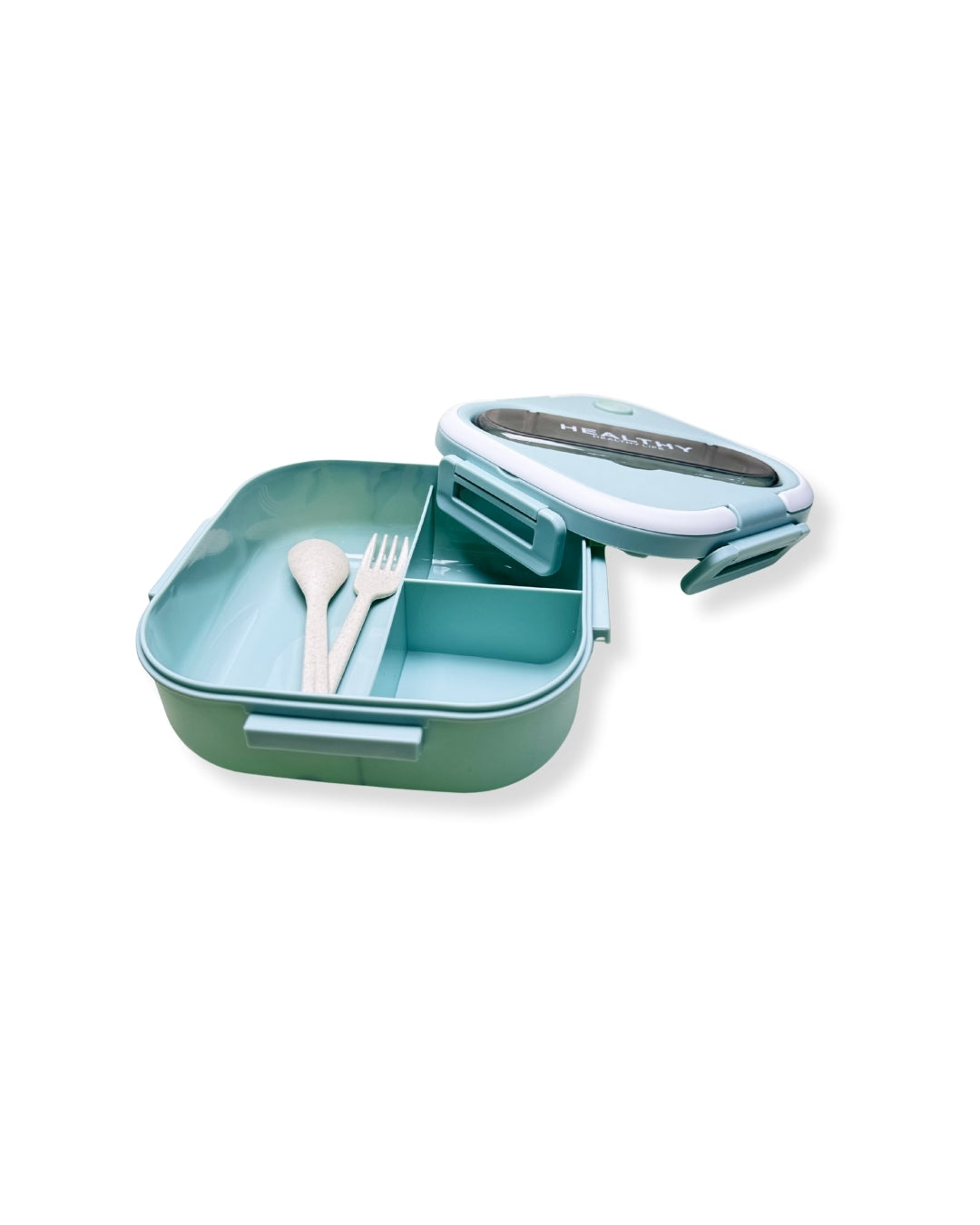 Lunch Box with Fork and Spoon