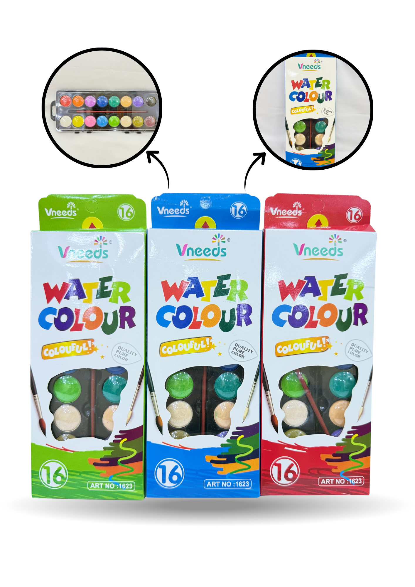 Solid Water Colors
