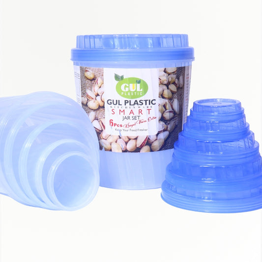 Air Tight Container Jar Set (5 Piece)