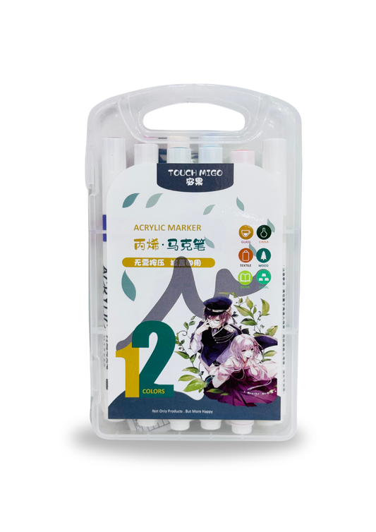 Acrylic Marker ( pack of 12)