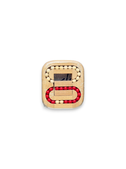 Wooden Rotating Bean Maze Game