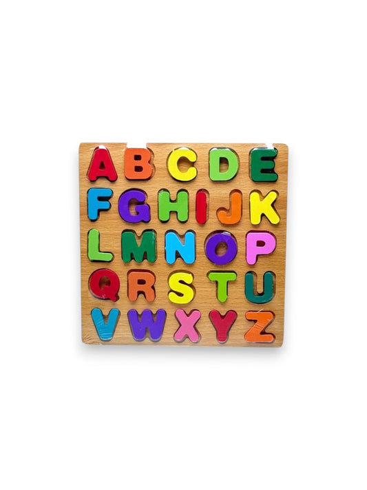 Wooden Alphabet & Counting Puzzle