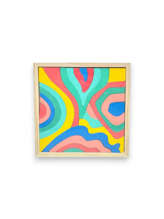 Wooden Rainbow Puzzle