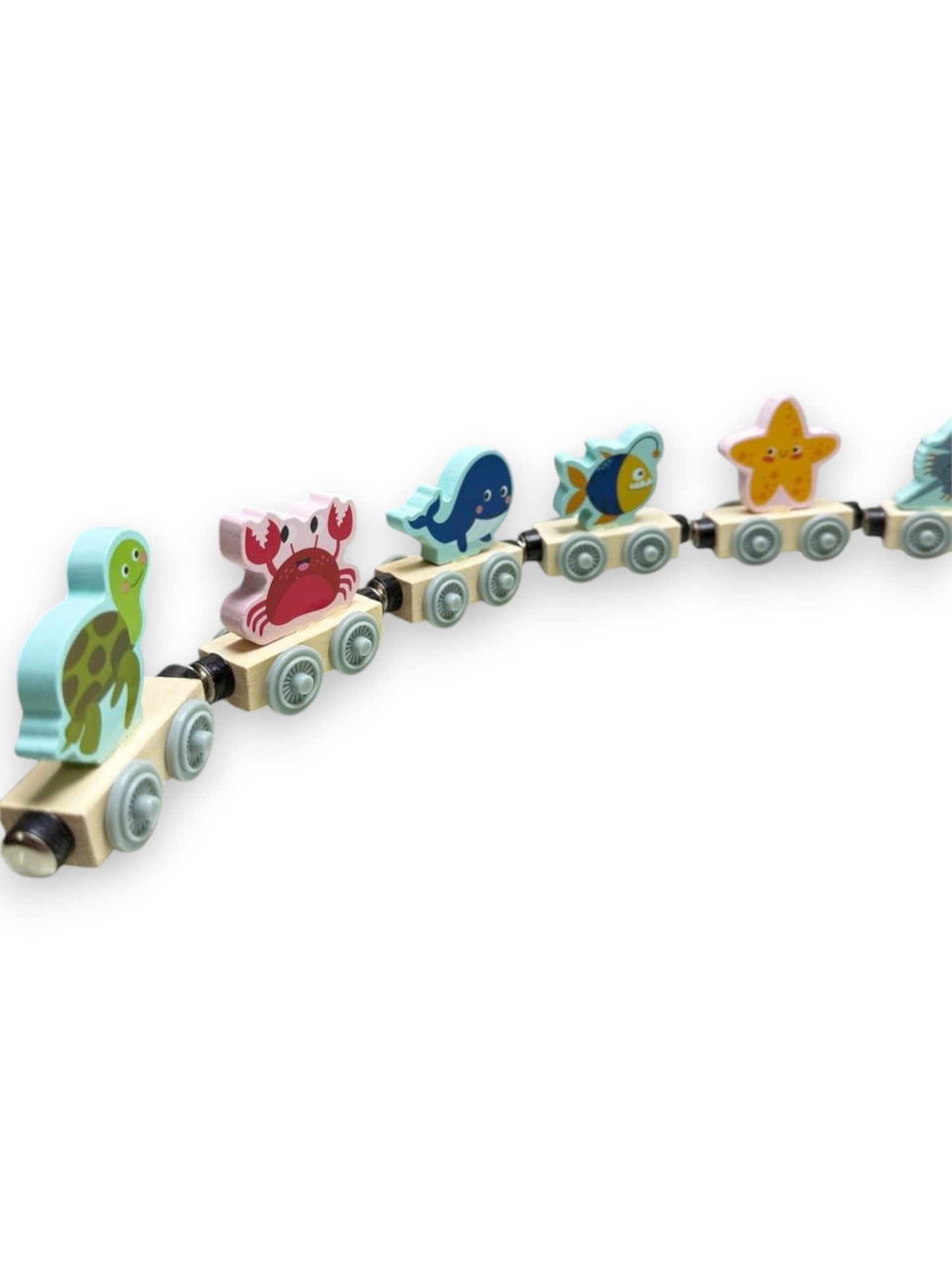 Wooden Magnetic Train