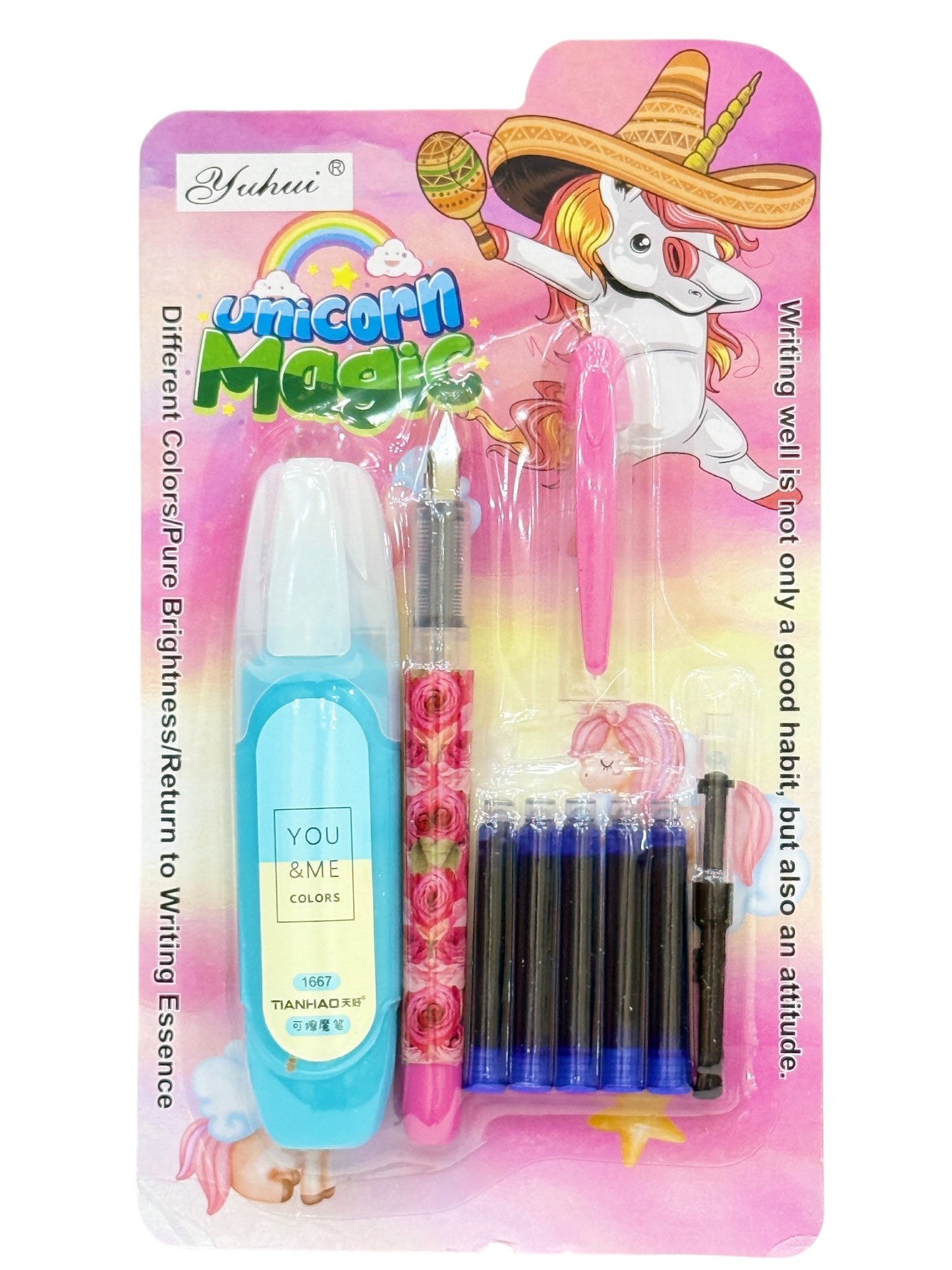 Ink Pen with Highlighter
