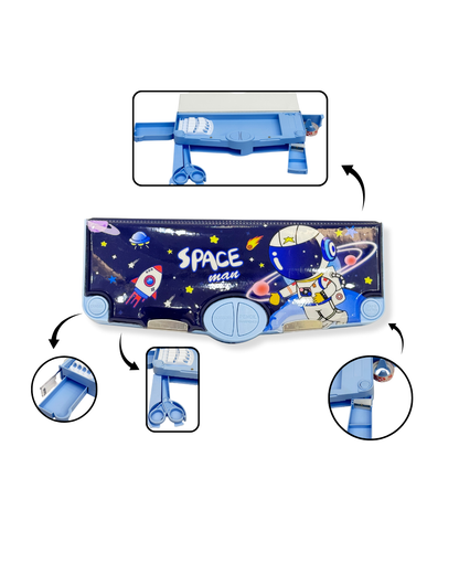 SPACE 3 in 1 Pencil Box