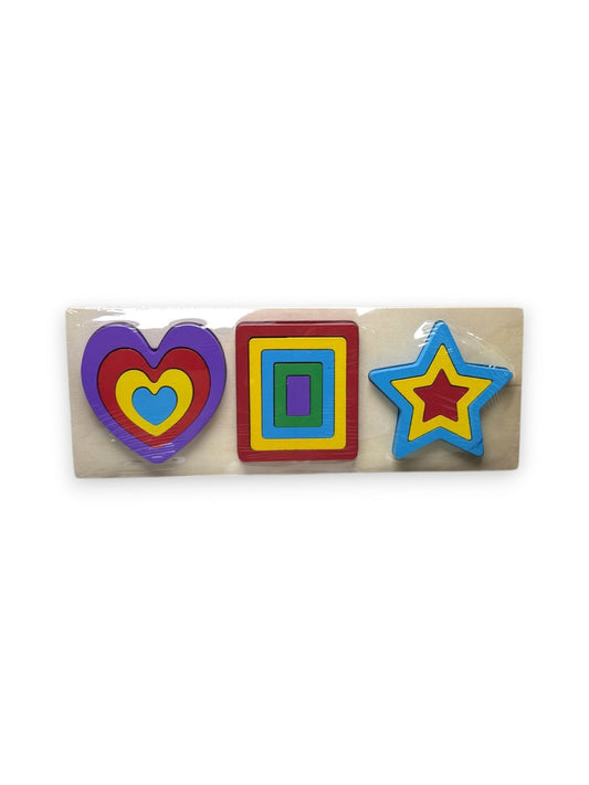 Wooden Puzzle 3 in 1